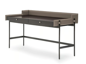 V254 - Wood veneer secretary desk with drawers - Desk by formitalia luxury group