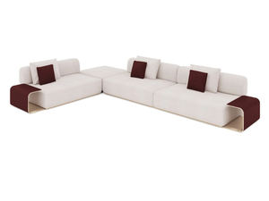 V297 - Sectional fabric sofa - Sofa by formitalia luxury group