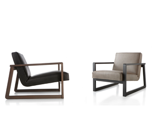 MARCELO LOUNGE - Armchair with armrests - Armchair by Fornasarig
