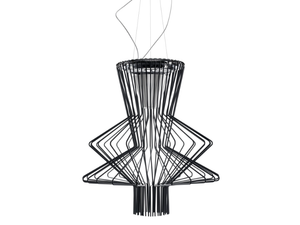 ALLEGRO RITMICO - Chrome plated pendant lamp - Ceiling lamp by Foscarini