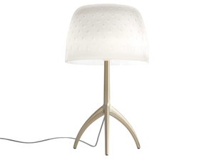 LUMIERE 30TH - LED blown glass and aluminium table lamp - Table lamp by Foscarini