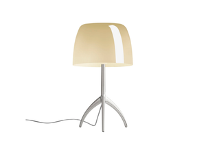 LUMIERE - LED blown glass and aluminium table lamp - Table lamp by Foscarini