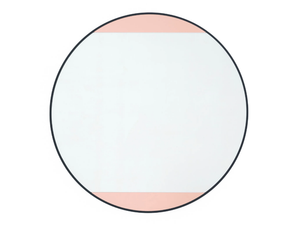 Round mirror - Round framed wall-mounted mirror - Accessories by Frauflex