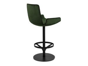 AMELIE COUNTER ARMCHAIR LOW - Swivel high fabric stool with armrests - Stool by Freifrau