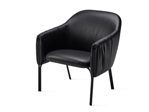 CELINE COCKTAIL CHAIR - Leather easy chair with armrests - Chair by Freifrau
