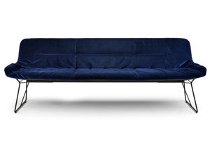 LEYA BENCH - Fabric bench with back - Bench by Freifrau
