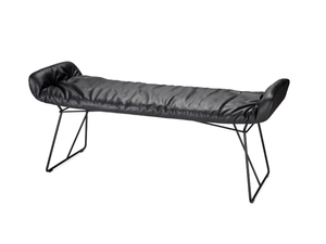 LEYA BENCH W/O BACKREST - Leather bench - Bench by Freifrau