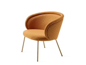 ONA COCKTAIL CHAIR - Upholstered fabric easy chair with armrests - Chair by Freifrau