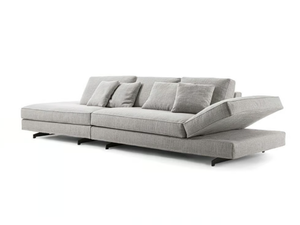 DAVIS FLAT - Sectional fabric sofa with removable cover - Sofa by Frigerio