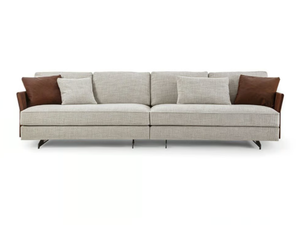 DAVIS SLIM - Sectional fabric sofa with removable cover - Sofa by Frigerio