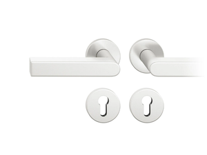 FSB 12 1001 - Anodized aluminium door handle on rose - Finishes accessories by FSB