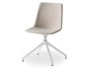 AKAMI IU - Upholstered trestle-based chair - Chair by GABER