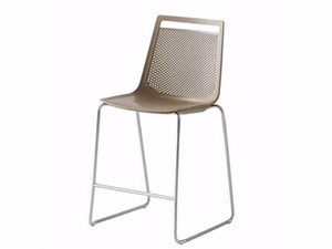 AKAMI ST 65 - Sled base high technopolymer stool - Stool by GABER