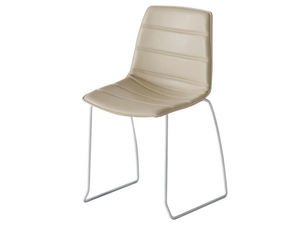 ALHAMBRA IS - Sled base upholstered chair - Chair by GABER