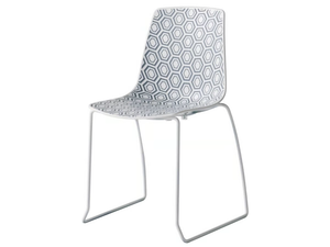 ALHAMBRA S - Stackable sled base technopolymer chair - Chair by GABER