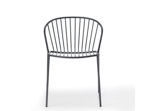 AMITHA - Stackable steel garden chair - Chair by GABER