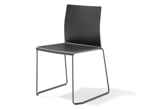 ARTESIA S - Stackable sled base technopolymer chair - Chair by GABER