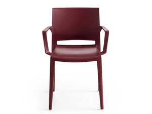BAKHITA - Stackable chair with armrests - Chair by GABER