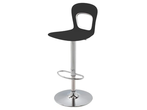 BLOG I145A/AV - Upholstered stool height-adjustable with footrest - Stool by GABER