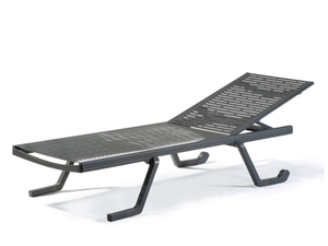 DOGE - Stackable technopolymer sun lounger - Outdoor furniture by GABER