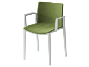 DRESS CLIPPERTON B - Technopolymer chair with armrests - Chair by GABER