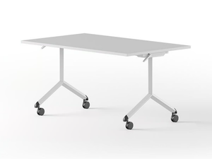 FLIPAWAY - Drop-leaf laminate table with castors - Table by GABER