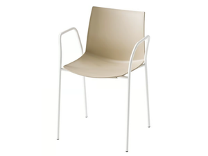 KANVAS TB - Stackable technopolymer chair with armrests - Chair by GABER