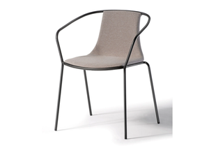 KASIA B UPH - Stackable fabric chair with integrated cushion - Chair by GABER
