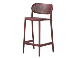 NUTA - High technopolymer stool with footrest - Stool by GABER