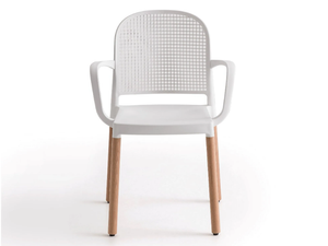 PANAMA BL B - Stackable chair with armrests - Chair by GABER