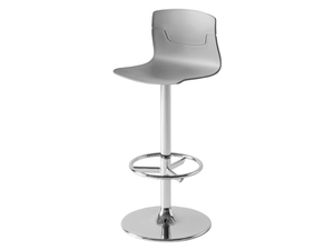 SLOT FILL AFV - Swivel technopolymer stool with back - Stool by GABER