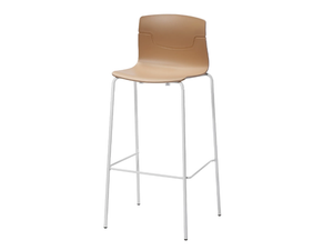 SLOT FILL - High technopolymer stool with footrest - Stool by GABER