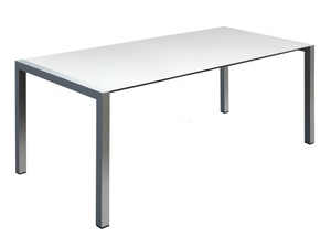 SPACE - Rectangular aluminium table - Table by GABER