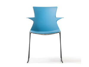 TEMA S - Sled base technopolymer chair with armrests - Chair by GABER