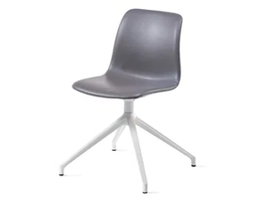 UNIK U - Trestle-based leather chair - Chair by GABER