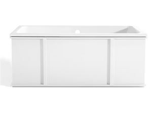 ALLEN - Freestanding rectangular cast iron bathtub - Bathtub by Gaia Mobili