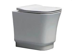 OSAKA - Back to wall rimless ceramic toilet - Toilet seat by Gaia Mobili