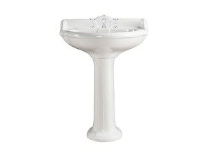 POMPEI - Pedestal ceramic washbasin - Washbasin by Gaia Mobili