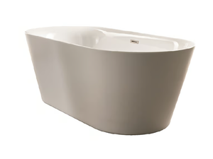 SLIDE - Freestanding oval acrylic bathtub - Bathtub by Gaia Mobili