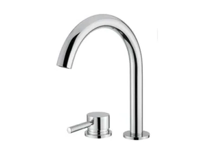 TOKYO - 2 hole single handle steel washbasin tap - Tap by Gaia Mobili