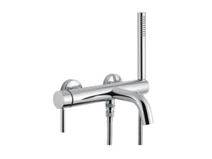 TOKYO - External single handle steel bathtub set with hand shower - Tap by Gaia Mobili