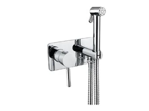TOKYO - Wall-mounted single handle steel bidet tap with spray - Tap by Gaia Mobili