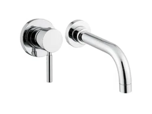 TOKYO - Wall-mounted single handle steel washbasin tap - Tap by Gaia Mobili
