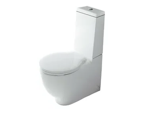 ERGO - Close coupled ceramic toilet - Toilet seat by GALASSIA