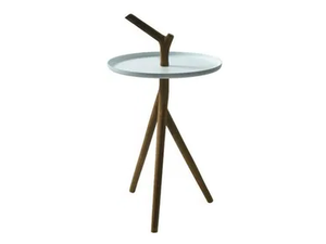 ERGO - Round iroko coffee table - Coffee table by GALASSIA