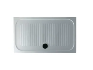 H6 - FLAT - 80 x 140 - Anti-slip rectangular shower tray - Shower tray by GALASSIA