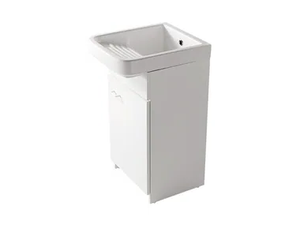 MINERVA - Wooden laundry room cabinet with hinged doors - Cabinet by GALASSIA