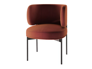 AKIKO - Upholstered chair with armrests - Chair by Gallotti&Radice