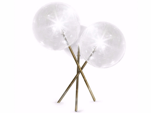 BOLLE 3 - LED crystal table lamp - Table lamp by Gallotti&Radice