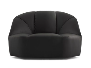 CLOUD - Upholstered leather armchair - Armchair by Gallotti&Radice